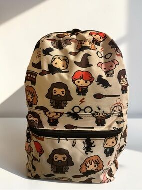Harry Potter Laptop Backpack Chibi Characters Art Sublimated School Bag